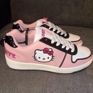 Hello Kitty Pink and Black Sneakers